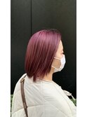 #黒髪#ボブルフ#ネビージュ#小顔#ワンレン