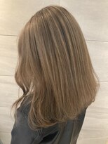 リー 京橋(Lee) 【Lee京橋】ミディアム×グレージュ