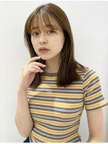 ラボヌールヘアー 宇都宮店(La Bonheur hair) 切りっぱなし　外はねロブ　ラボヌール　宇都宮