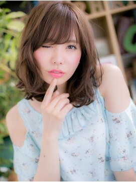 カバーヘア ブリス 志木南口駅前店(COVER HAIR bliss) 外国人風くびれヘア小顔濡れ髪ゆるふわミディa志木20代30代40代