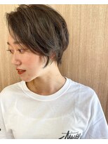 マイノリティー 石橋店(Minority)&nbsp;ハンサムショート　大人ショート　センターパート