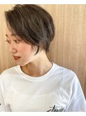 ハンサムショート 大人ショート センターパート