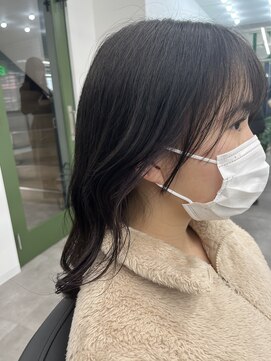 エイト 川崎店(EIGHT) ラベンダーアッシュイヤリングカラー×顔まわりレイヤー【川崎】