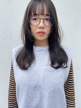 リタ(Lita.) ワイドバングロング 黒髪 姫カット 大人ガーリー 透明感 小顔