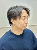 骨格矯正カット/センター分け/ウルフ/ツーブロ/ナチュラルヘア