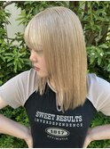 【LINOET 】佐藤まいらblond color♪