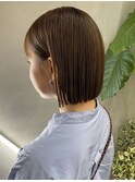 切りっぱなしボブ