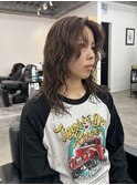 カーリーパーマ 顔まわりレイヤー