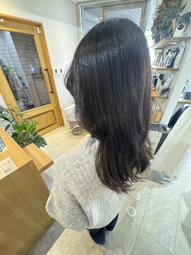 パラゴ(PARAGO.) 《緑橋/城東区/女性サロン》濃いラベンダーアッシュでツヤガミ