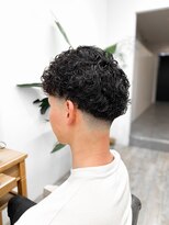 セイドット フクオカ(Say.FUKUOKA)&nbsp;【メンズ★大名】ビジネスヘア×フェード×スペインカール×眉毛