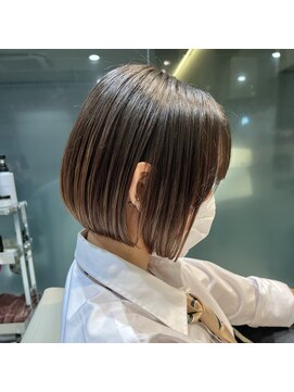 ステラバイケンジ(STELLA by KENJE) 大人綺麗ボブ/藤沢/髪質改善縮毛矯正/ショート/脱白髪染め透明感