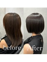 ヘアサロン ドットプラス 町田店(dot. plus)&nbsp;【三輪 紗弓】ショートボブ