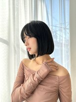 ラフィス ヘア ルー 福山2号店(La fith hair ruu.)&nbsp;【La fith】タッセルボブ×シアーブラック