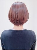 say.田代アプリコットオレンジ大人ショート大人可愛いくびれ巻き