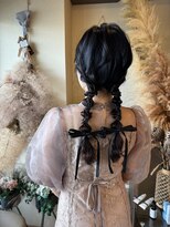 ヘアクリエイションソウル(Hair creation Sowl)&nbsp;【Sowl】ツインリボンアレンジ