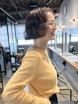 オムズドット(om's dot)&nbsp;ミニボブ くせっ毛ヘア  ボブパーマ