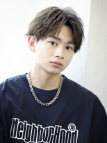 リップス 表参道店(LIPPS)&nbsp;クルッとしないシャープパーマ【センターアップ】アップバング