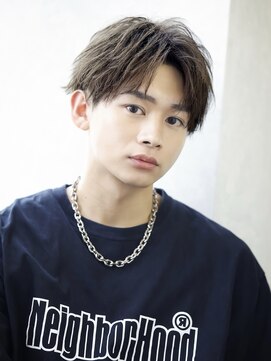 リップス 表参道店(LIPPS) クルッとしないシャープパーマ【センターアップ】アップバング