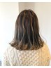CUT＋カラー＋全体ハイライト＋選べるスパ￥18000