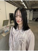 フェイスレイヤー・ミディアム・セミロング・髪質改善・艶髪