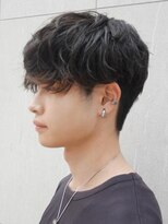 メンズフィール 南森町(MENS FEEL)&nbsp;★ スペインカール/スパイキーショート/ブルーブラック/南森町