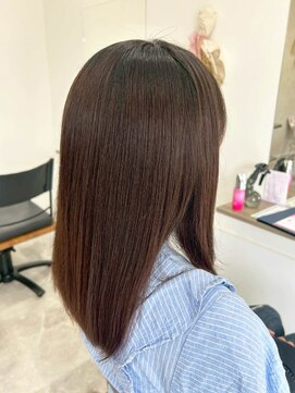 ザボヘアーデザイン(ZABO hair design) 【艶髪】美髪ストレート【太宰府市通古賀】