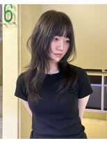 ローレン(LOREN)&nbsp;くびれヘア/アプリコットオレンジ/ハイライトカラー/栄/名古屋