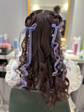 ヘアアレンジメント ボガスティーズ 川崎店(Hair arrangement Vogusty's) ハートハーフツイン