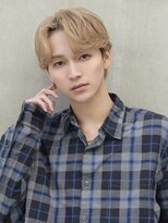 エイト メン 那覇新都心店(EIGHT MEN)&nbsp;センターパート/ミルクティー/ベージュ