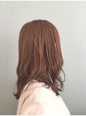 ニュアンスカラー/ピンクブラウン/エアウェーブパーマ