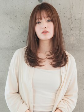 ニューヨークニューヨーク 守口店(NYNY) レイヤーセミロング×ナチュラルブラウン