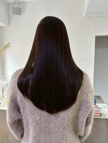 2195ヘアー 世田谷代田(2195hair)&nbsp;地毛風カラー/地毛風ストレート/黒髪ロング/縮毛矯正/髪質改善