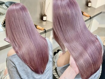 ラック 表参道(LUCK)の写真/《ブリーチ毛でもうる艶仕上げに》種類豊富なトリートメントから髪のダメージや理想の質感に合わせて提案◎