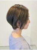 【四条烏丸】ショートボブ×アッシュブラウン