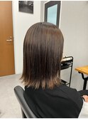 ハイライト切りっぱなしボブ/外はね/浦和の美容室ARTS鈴木英治