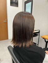 アルトス 浦和(ARTS)&nbsp;ハイライト切りっぱなしボブ/外はね/浦和の美容室ARTS鈴木英治