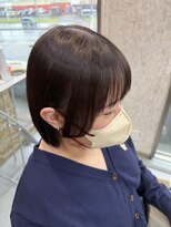 ベルバイグロー(belle by grow)&nbsp;切りっぱなし暗髪ボブ