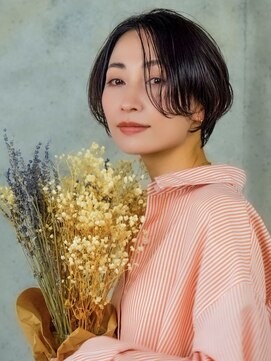 トリコバイフェイス (Trico by FACE) ショートカット/ショートボブ/白髪ぼかし/   30代/40代/50代