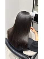 ルスリー 横浜店(Lsurii)&nbsp;横浜駅/髪質改善縮毛矯正/黒髪/小顔
