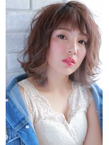 バルオン(BAR:ON)&nbsp;【BAR:ON】2018S/S外ハネ×ラベンダーアッシュ