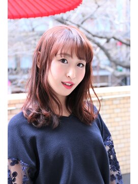 コマ(coma) 【coma中野】暖色デザインカラーフェアリーセミロング