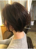トップふんわりショートボブ