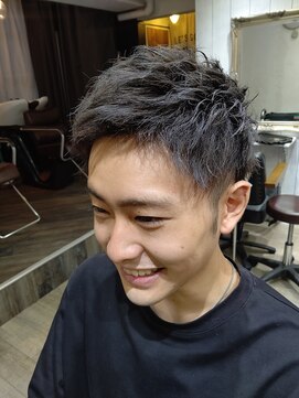 バトヘアー 渋谷本店(bat hair) アッシュグレージュ&まとまり重視パーマ