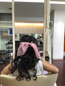 ヘアサロン ユニティ(Hair Salon Unity) childハーフアップ