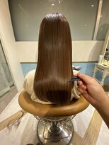 ロンド ストラーダ 心斎橋(Lond strada) シルキーベージュ×グレージュカラー【髪質改善/縮毛矯正】