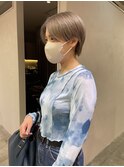 前髪なしハンサムショート