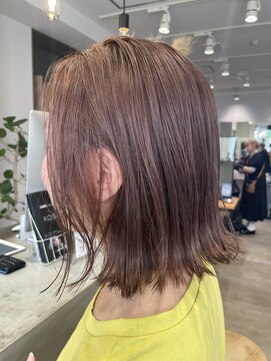 ケーオーエスビューティー(K O S beauty) ケアブリーチ×ピンクベージュ