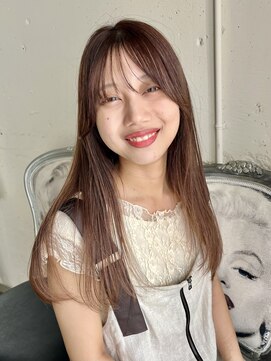 リタ(Lita) ★ナチュラルストレート¥ココアブラウン/2wayバング★
