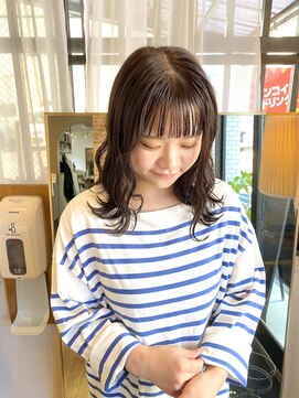 ルアナ ヘアメイク(Luana hair make) ぷるんと波ウェーブロブ