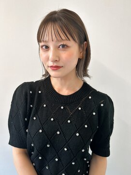 ラグ(log) インナーカラー×レイヤーボブ!